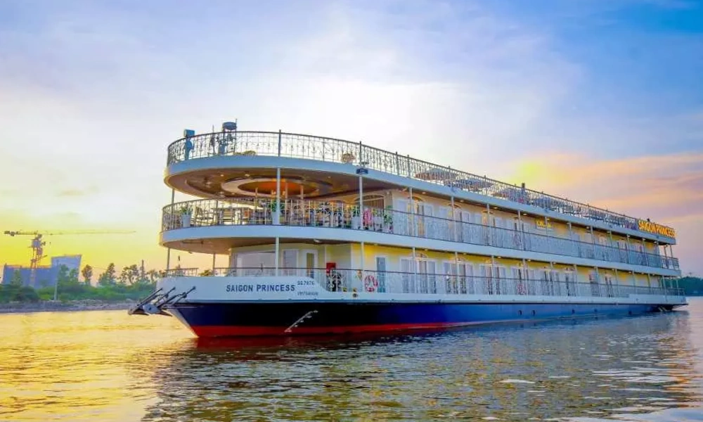 The Saigon Princess Dinner Cruise combines luxury dining with stunni